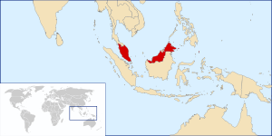 Месторасположения Малайзии